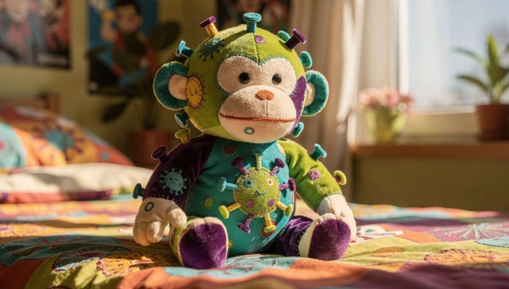 Wirusowa małpa Punch i jej pluszak: lekcja dla wszystkich rodziców