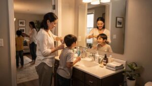 Dzieci wychowane z jedną łazienką rozwijają cechę, której dorośli żałują za późno